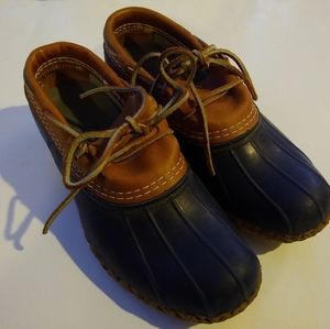 L.L. Bean Women 7 Maine Duck Shoes Low Boots Brown